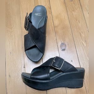 Dansko Platform Slip-on Wedges